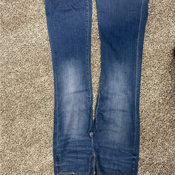 American Eagle Outfitters Women's Medium Blue Slim Straight Jeans - Picture 3 of 3